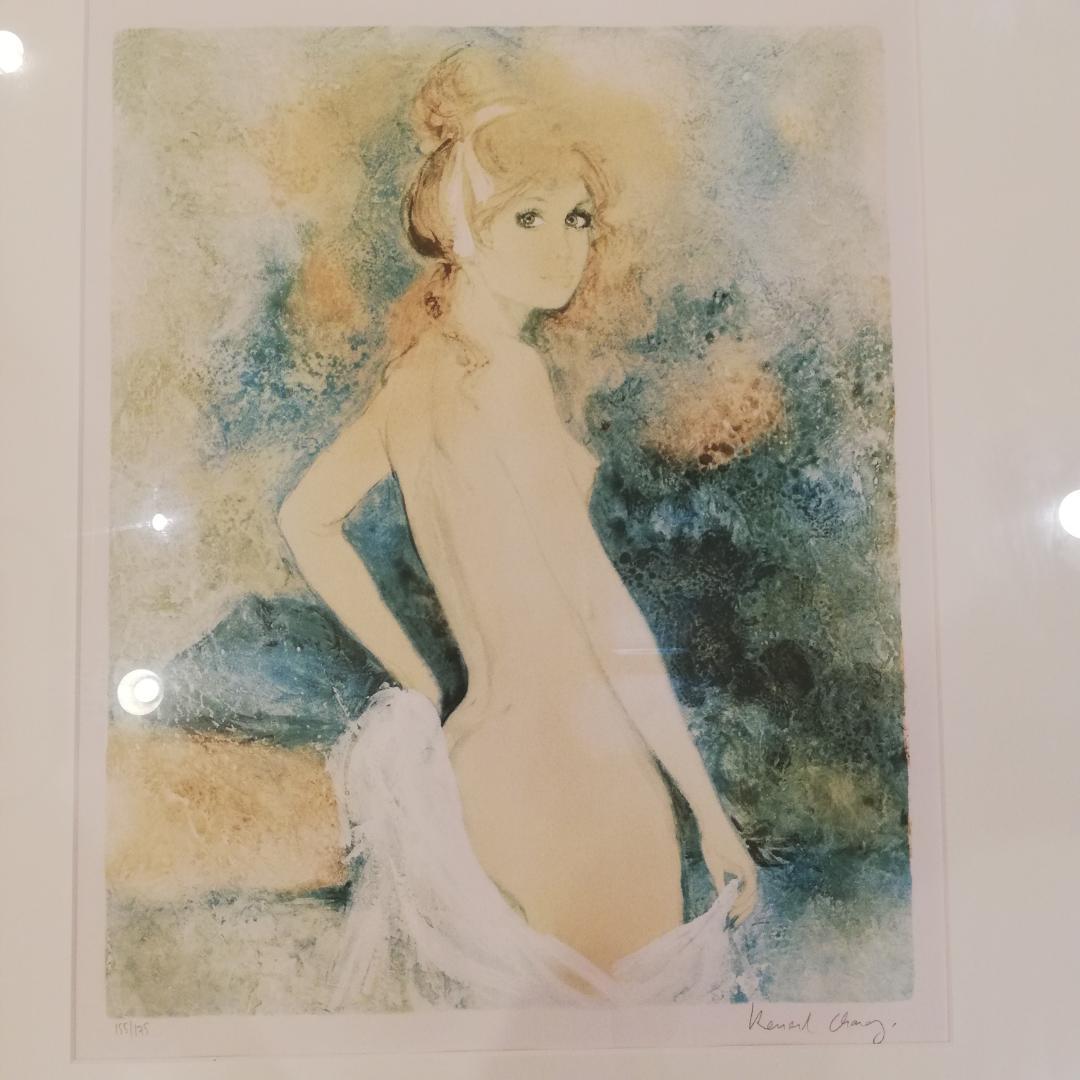 美品♠ベルナール・シャロワ　リトグラフ　裸婦　サイン入り