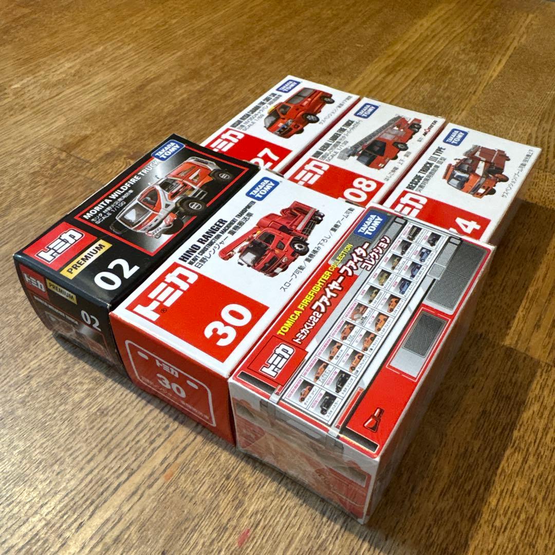 トミカ 消防車両コレクション 6点セット