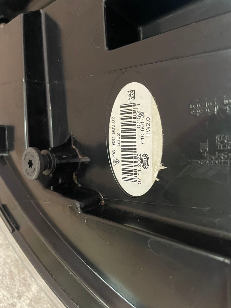 ポルシェ 981 ティンテッドルック テール ライト