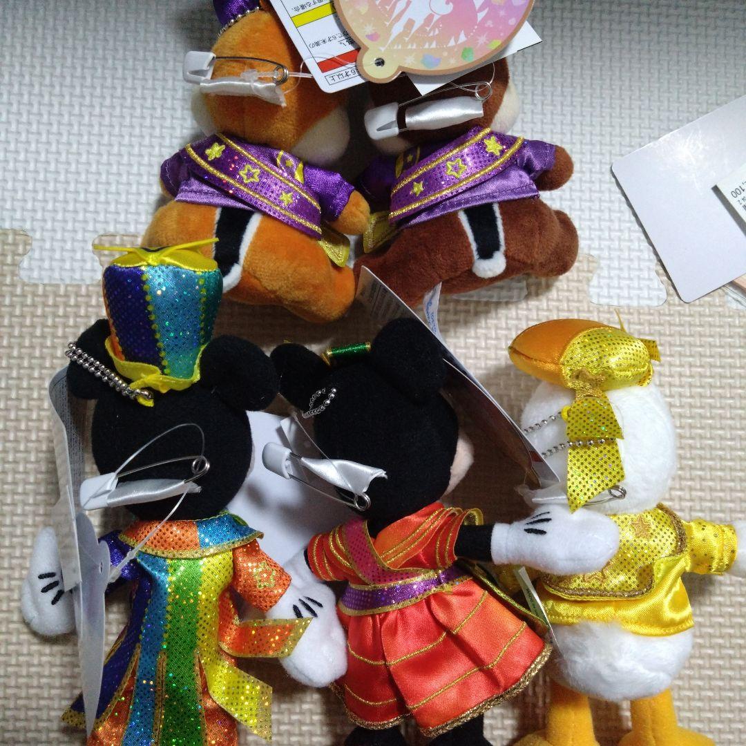 ディズニーランド40周年　ぬいぐるみバッジセット