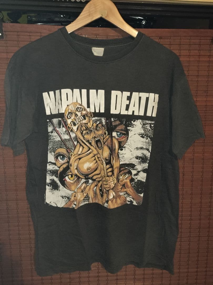 最終値下げ!90's Napalm Death 1991製 グラフィックTシャツ