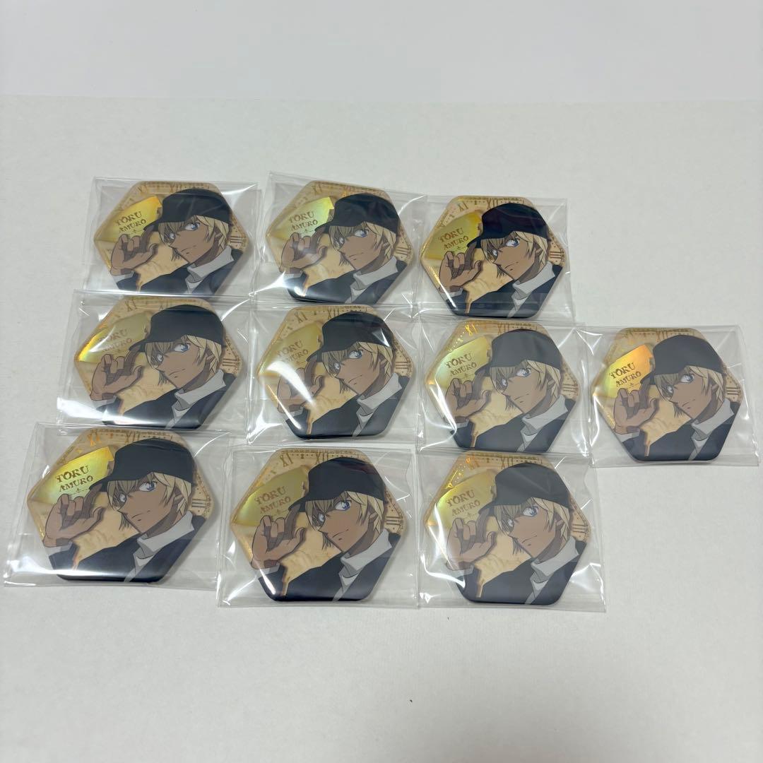 名探偵コナン 中国 コナンカフェ 缶バッジ 安室