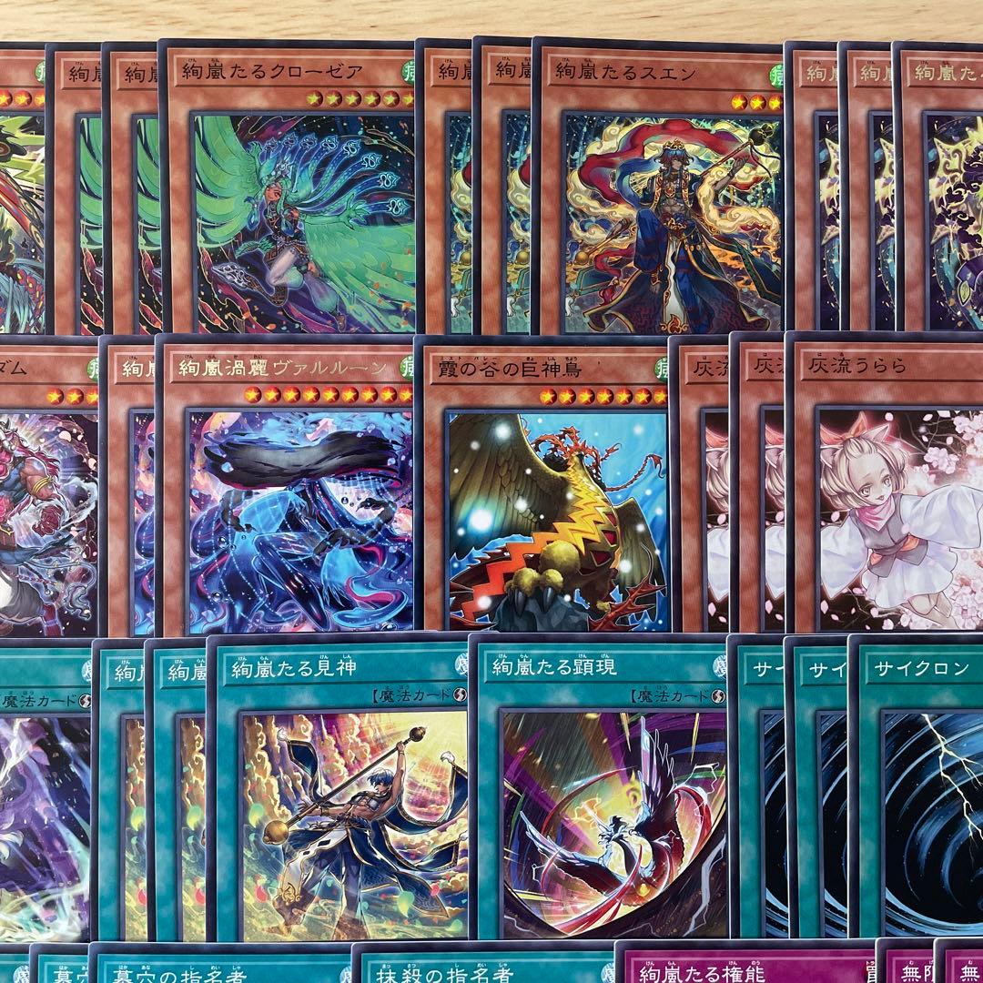 大会構築 絢嵐デッキ トーテムバード ローカストキング フォニクス