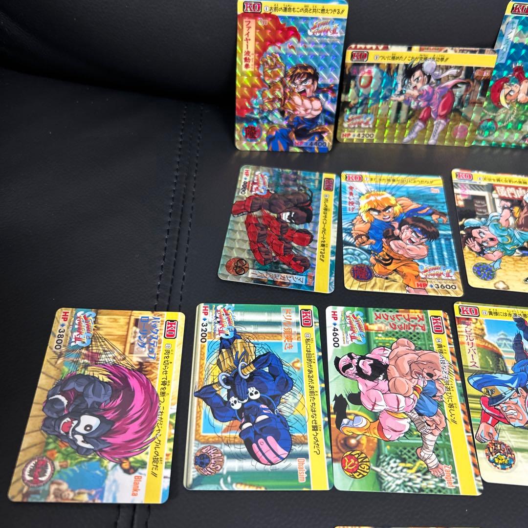 スーパーストリートファイターⅡ 1993 カードダス　全42種