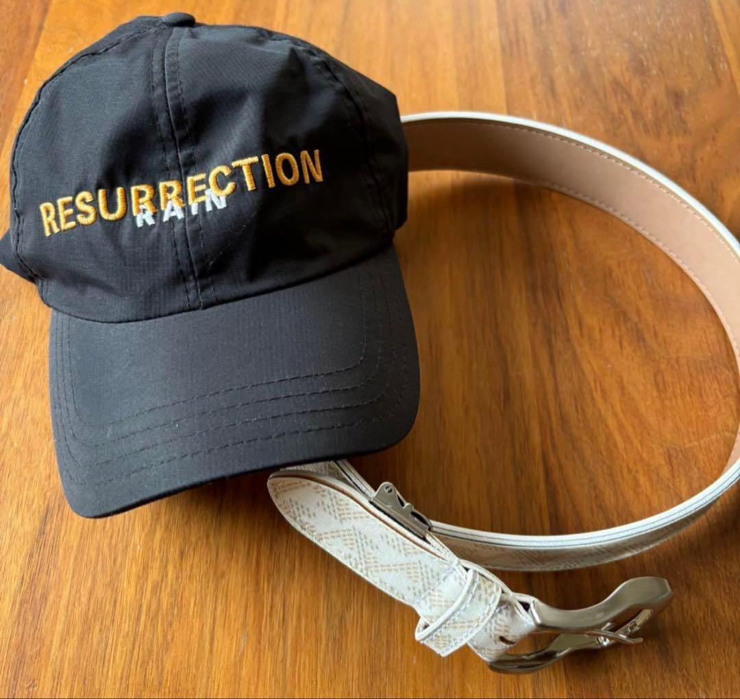 Resurrection　レザレクション　キャップ　ベルト　2点セット