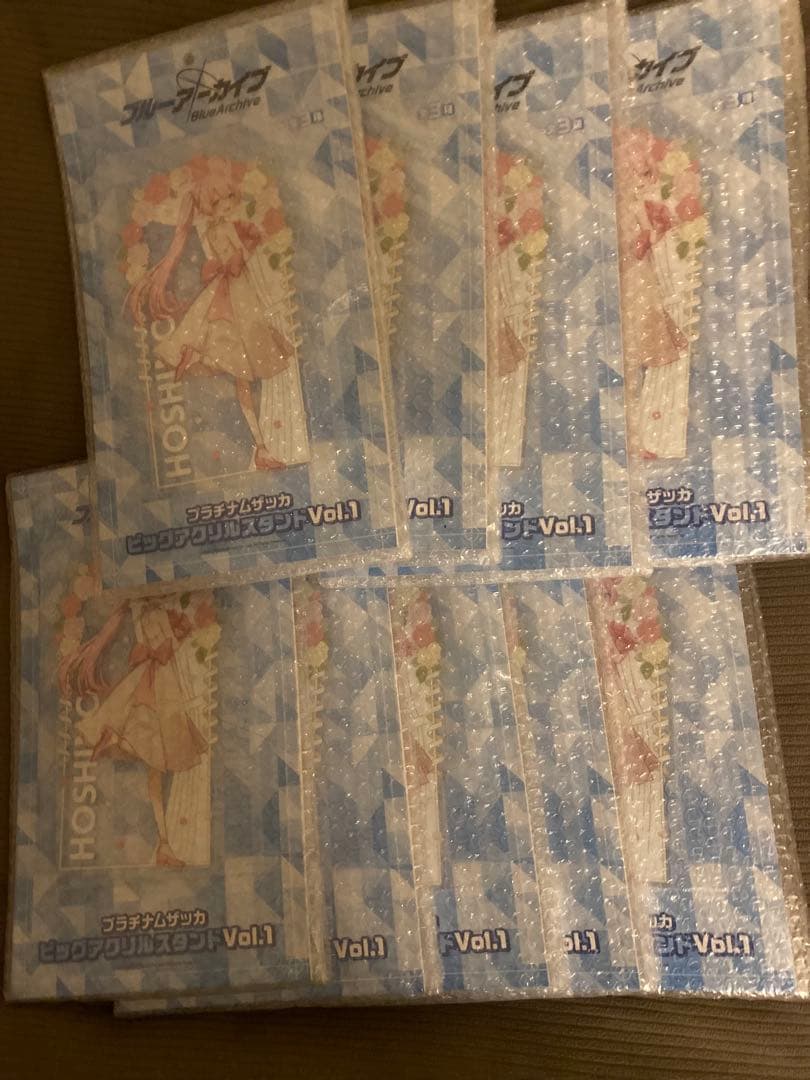 ブルーアーカイブ ビッグアクリルスタンド　プラチナムザッカ　小鳥遊ホシノ　シロコ