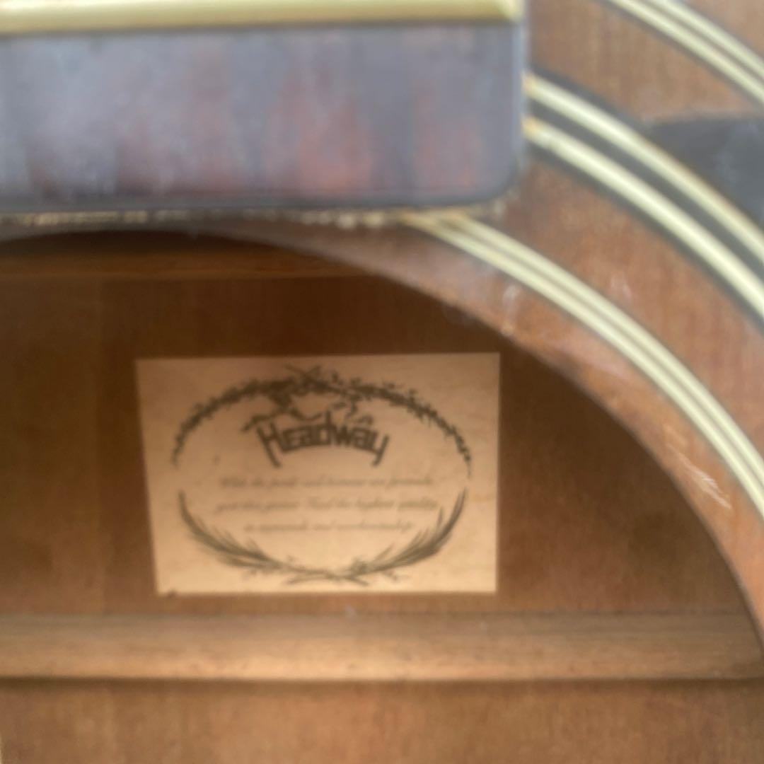 Headway アコースティックギター ブラウン