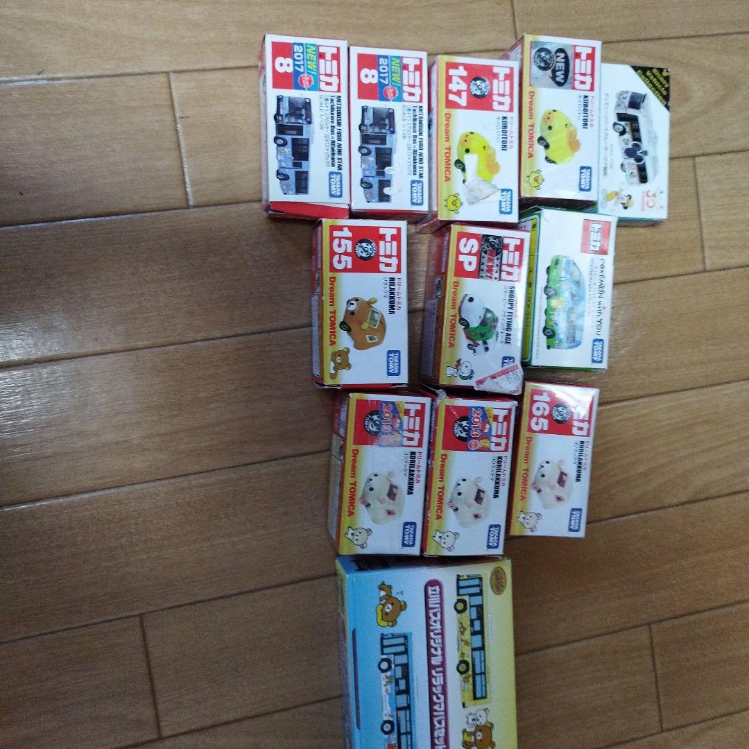 トミカ　リラックマ　キイロイトリ　スヌーピー　コリラックマ　ディズニー
