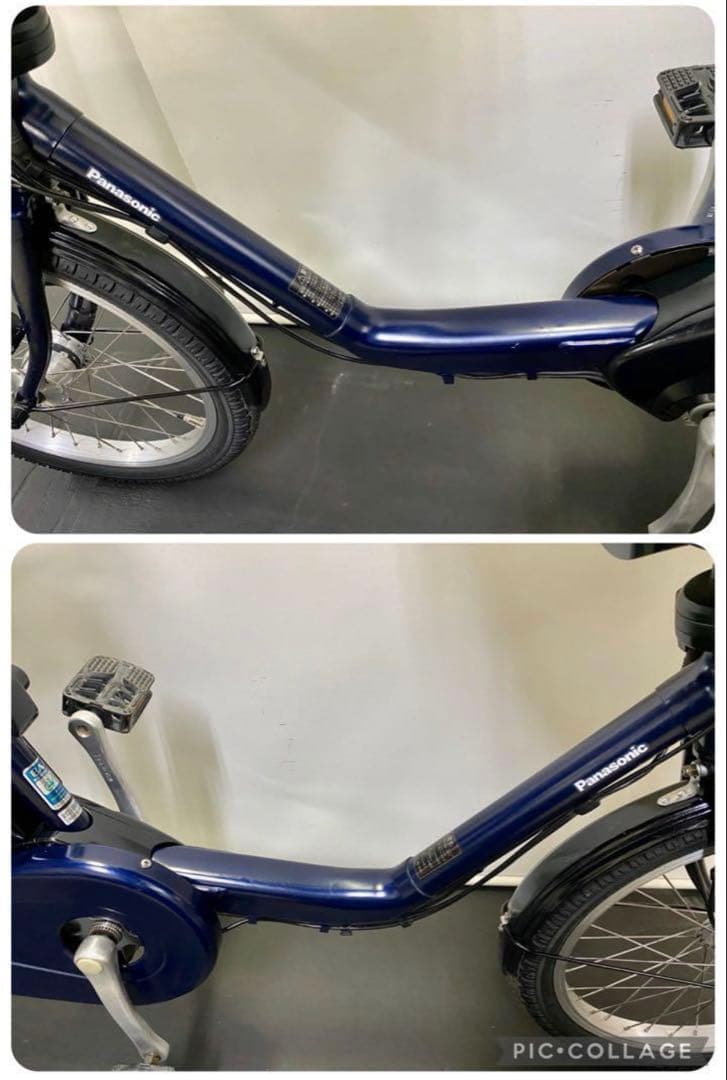 1年保証 新型　パナソニック　ギュットミニ　20インチ　紺色　電動アシスト自転車