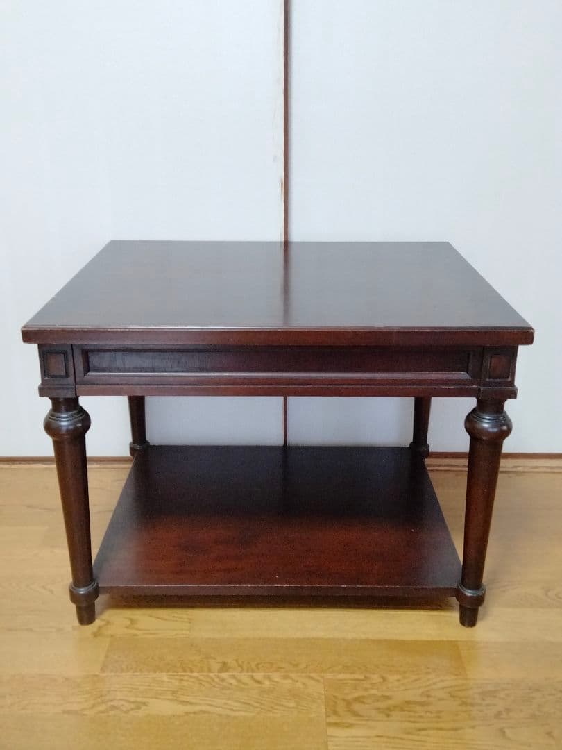 【カリモク】昭和レトロ　サイドテーブル　ドマーニ