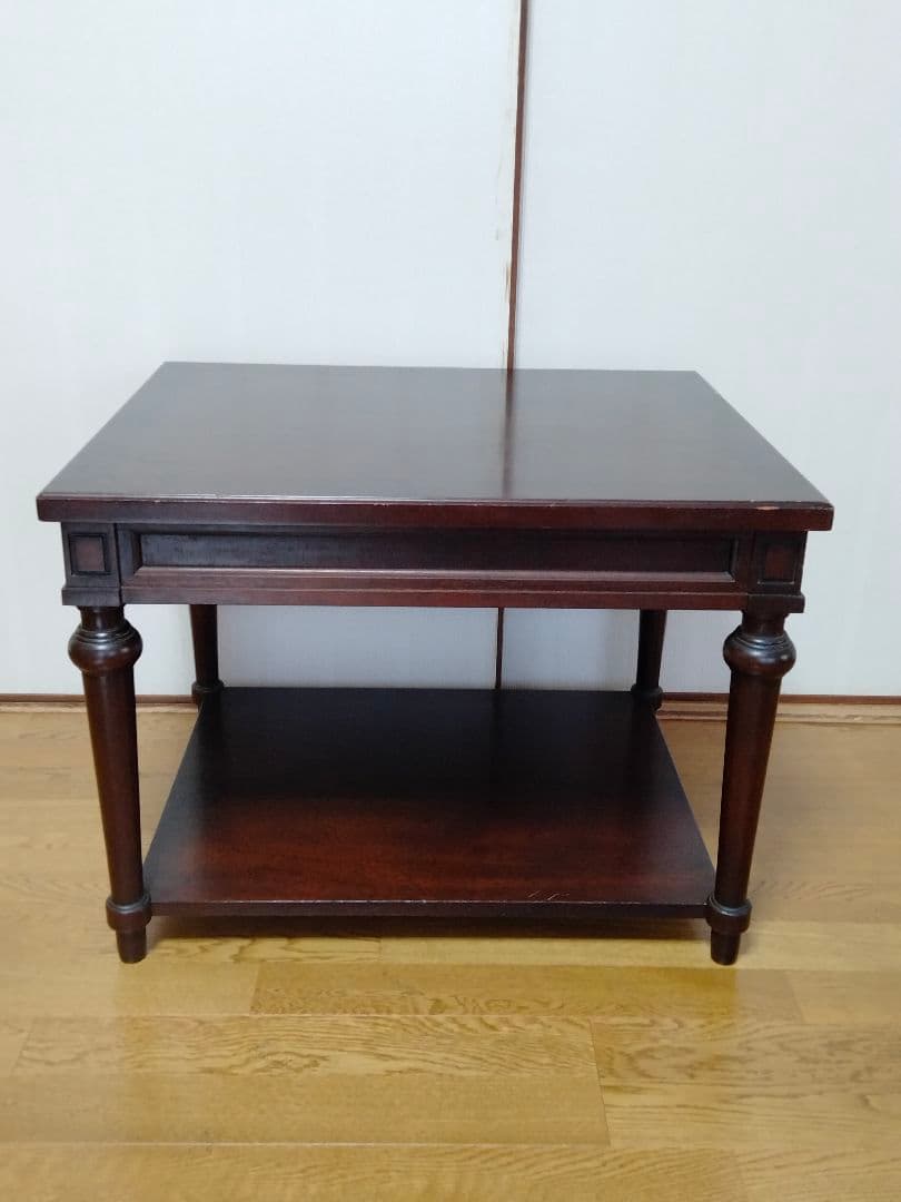 【カリモク】昭和レトロ　サイドテーブル　ドマーニ