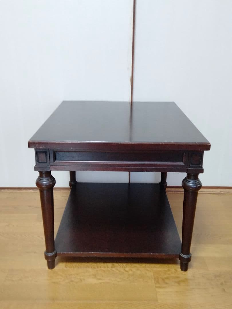 【カリモク】昭和レトロ　サイドテーブル　ドマーニ