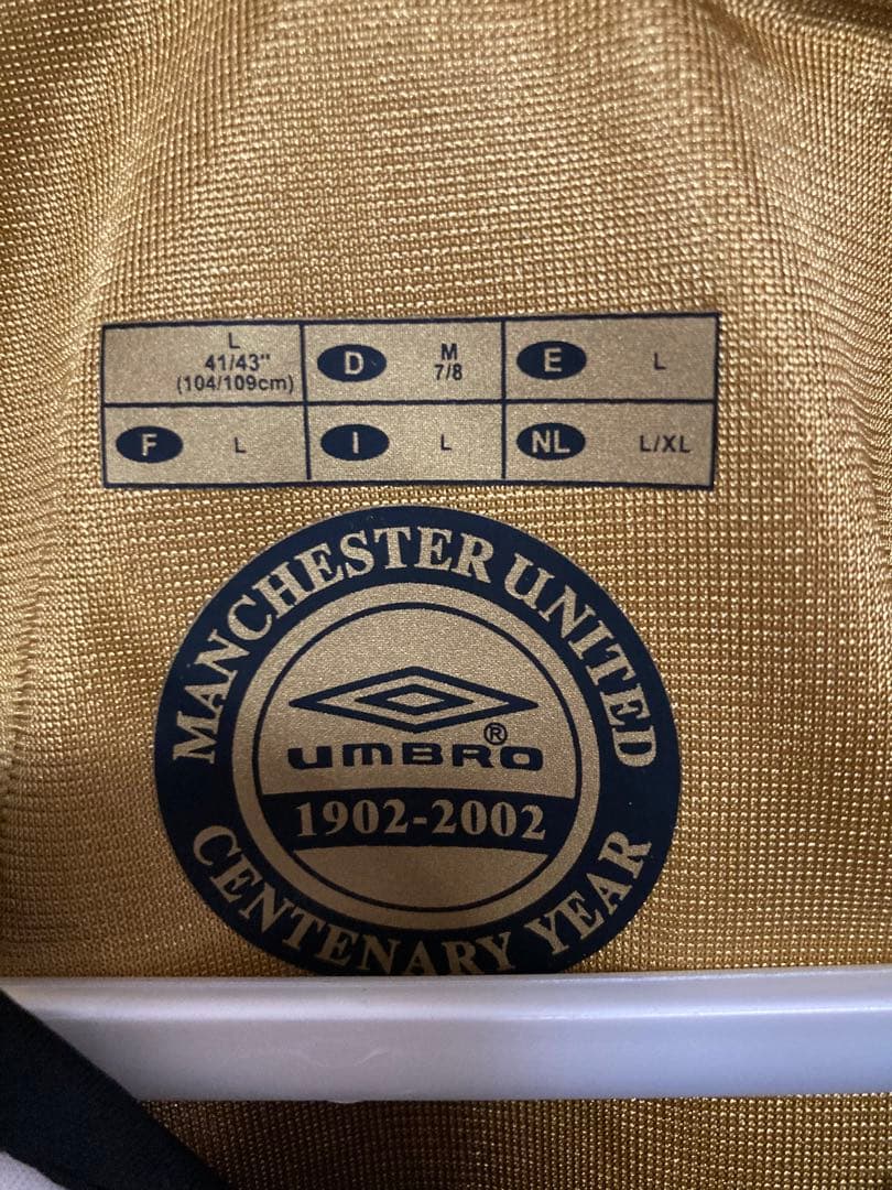 レア商品！02-03マンチェスターユナイテッド100周年 ベッカム ユニフォーム