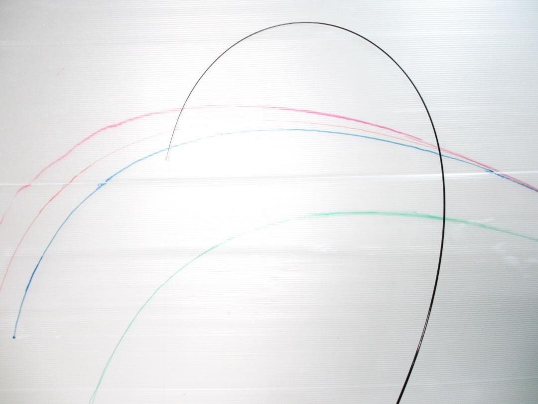 タイプE 元径3.4㎜ 108㎝ がまかつ Re穂先対応カーボン (1308-1