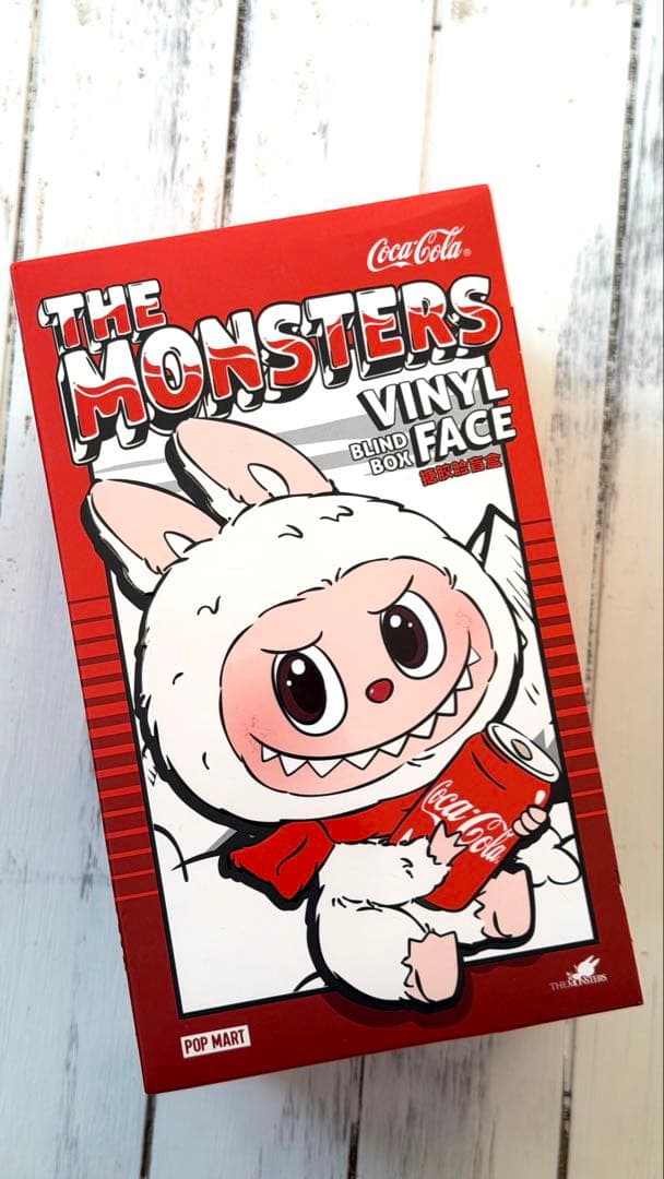 【未開封新品POP MARTラブブ】Labubu コカコーラビニールフェイス