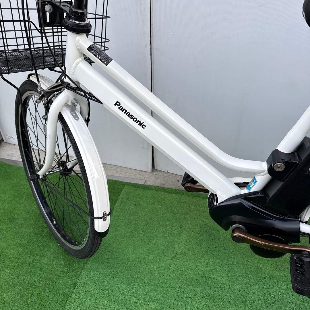 Panasonicパナソニック電動アシスト自転車26インチ 12Ah ホワイト