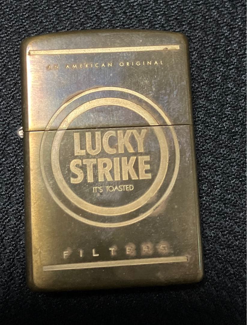 【新品未使用品】Zippo Lucky Strike ライター ゴールド