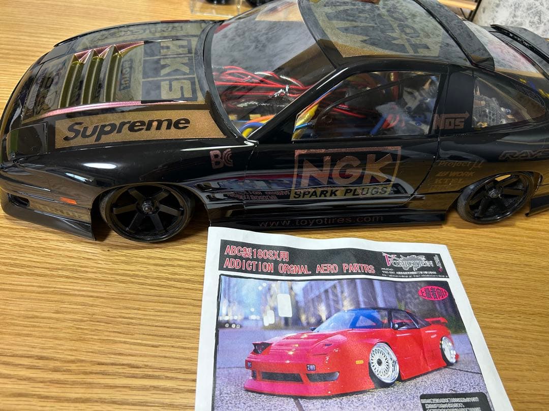 ADDICTION 180SX BN SPORTS ラジコンボディ