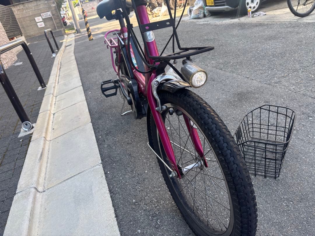 BRIDGESTONE 電動アシスト自転車 小軽自転車　前カゴあり