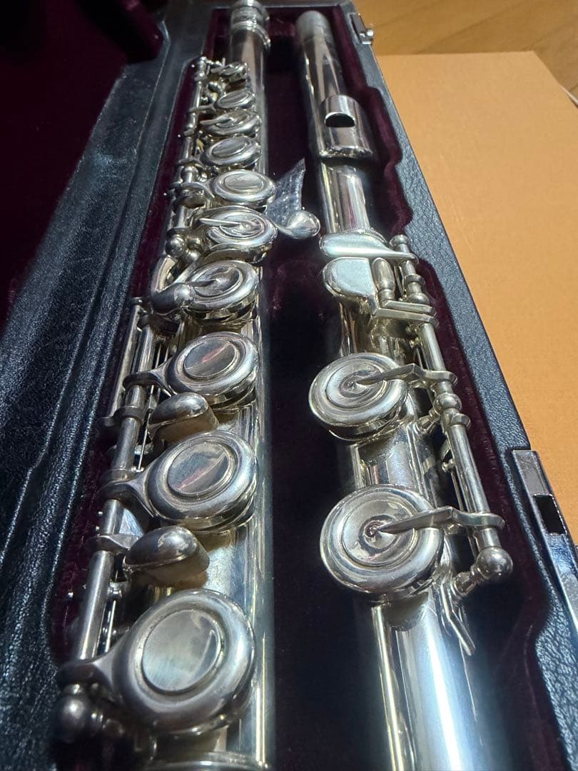 YAMAHA フルート 614 銀製 ケース付き