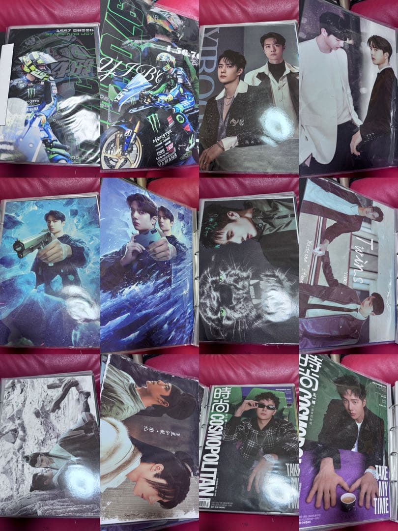 王一博ポスターカード　A4 55枚　両面