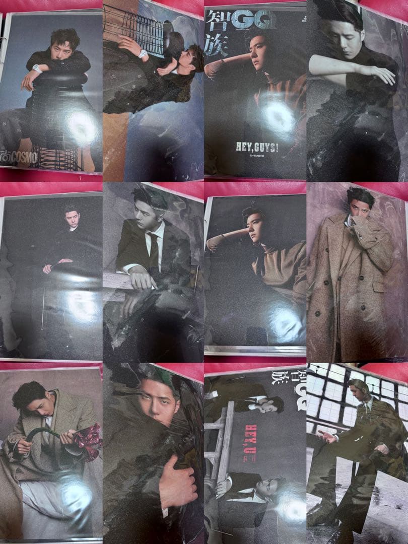 王一博ポスターカード　A4 55枚　両面