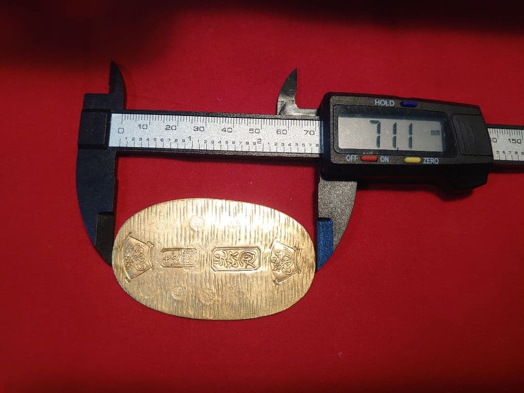 天保小判 古銭 13,05ｇ 厚さ0,6mm 小判 大判 骨董品 鑑定書なし