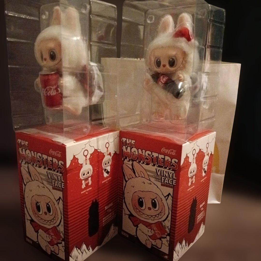 新品　ポップマート　コカ・コーラ ぬいぐるみ 2体セット　ラブブ