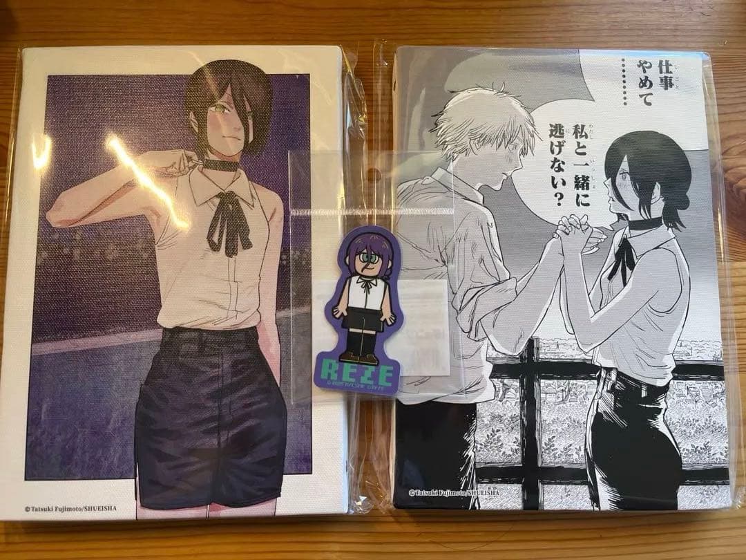 チェンソーマン　レゼ　アートボード　ステッカー　3点セット