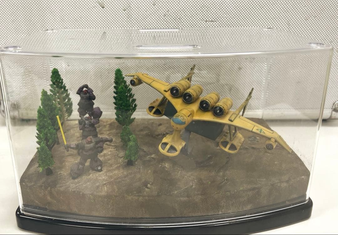 完成品　旧キット1/550 ミデア 　ドム（ジェットストリームアタック付き）