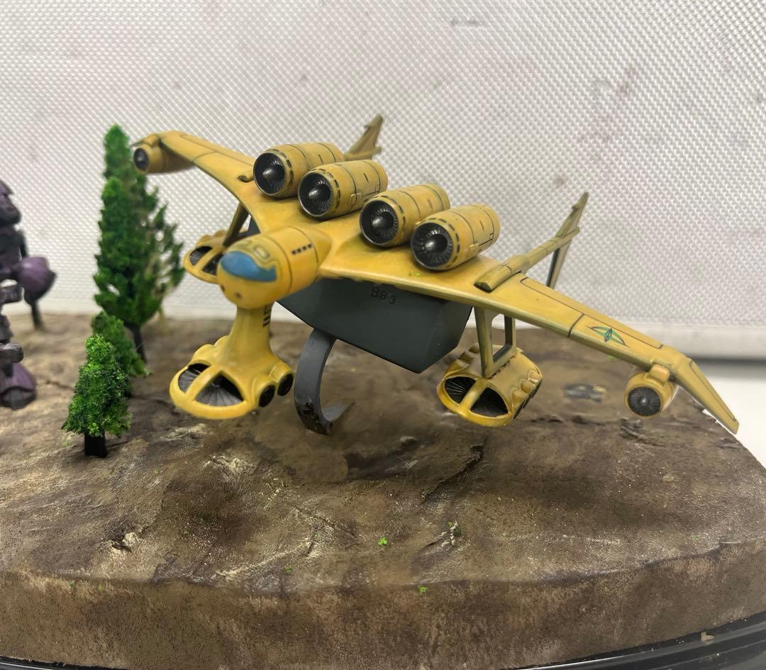 完成品　旧キット1/550 ミデア 　ドム（ジェットストリームアタック付き）