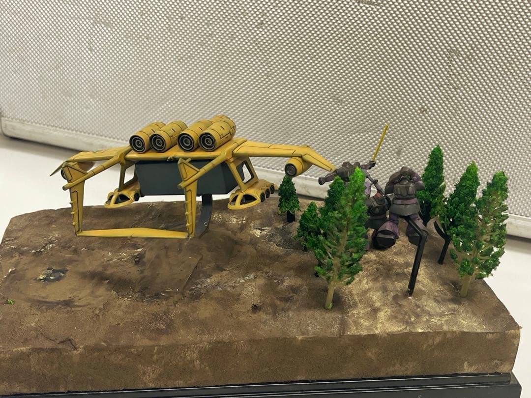 完成品　旧キット1/550 ミデア 　ドム（ジェットストリームアタック付き）