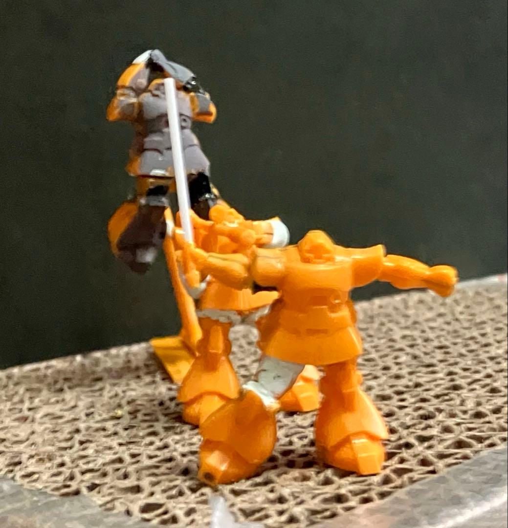 完成品　旧キット1/550 ミデア 　ドム（ジェットストリームアタック付き）