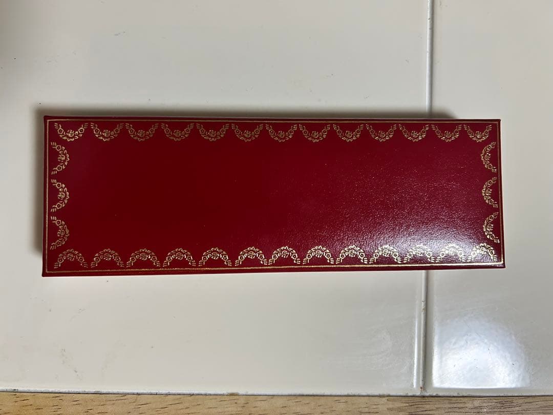 Cartier ツイスト式ボールペン シルバー×ゴールド　本体と箱