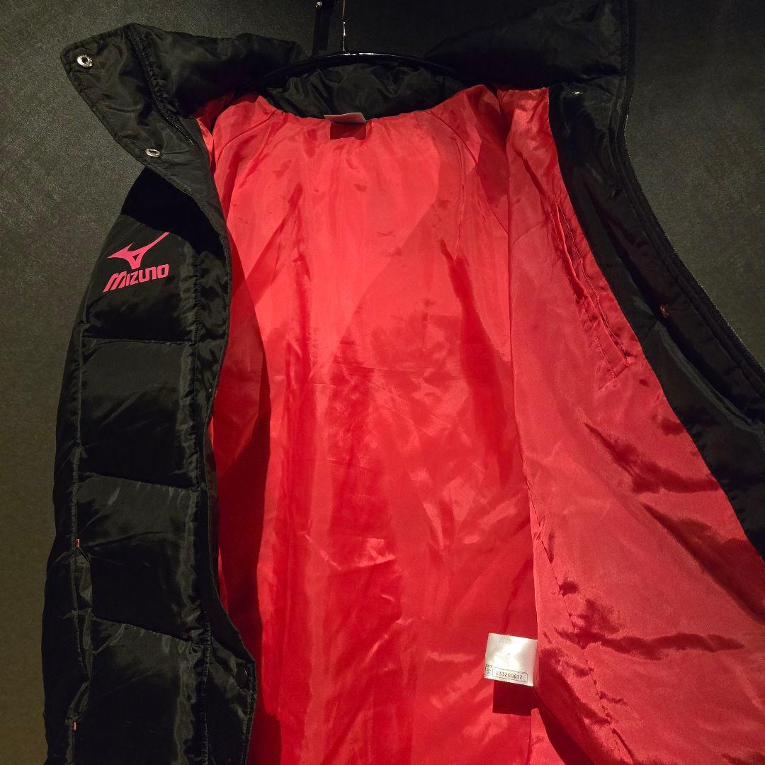 美品　MIZUNO ミズノ ベンチコート ダウン　ブラック　レディース　XL