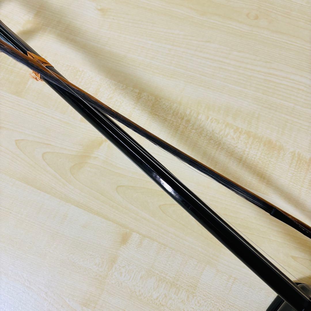 【希少品】　二胡　蟒皮色木二胡　弦楽器　へビ皮　送料込み　ケース付き