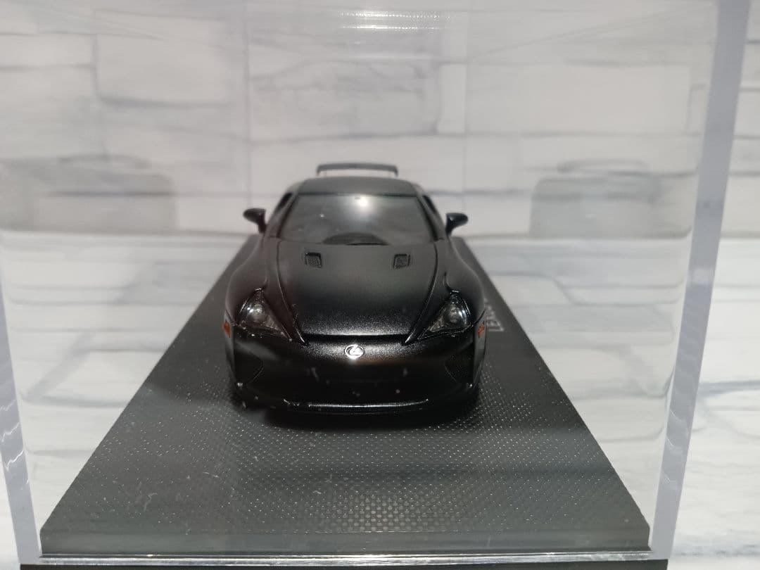1/43 エブロ　レジンモデル　レクサス　LFA　ミニカー　ブラック