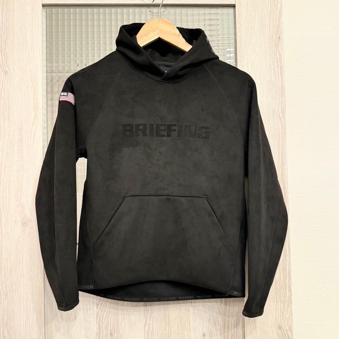 ☆新品未使用☆ブリーフィングゴルフ スエードフーディーパーカー XS