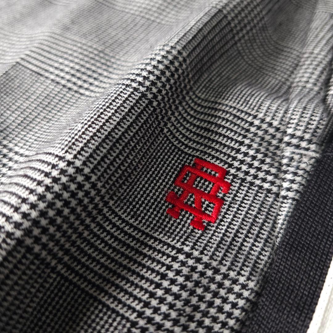 【ラフアンドスウェル】サイドライン×グレンチェック総柄 ゴルフパンツS