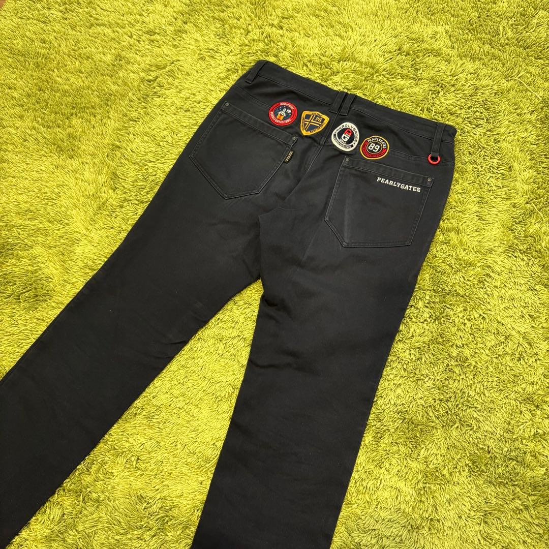 パーリーゲイツ PEARLYGATES メンズパンツ 暖パン ワッペン サイズ5