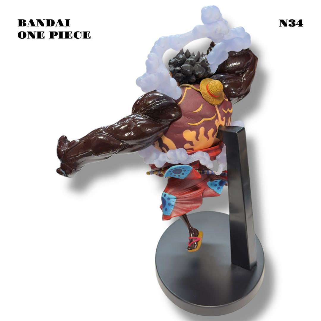 人気品！ BANDAI ONE PIECE フィギュア ルフィ バウンドマン 4