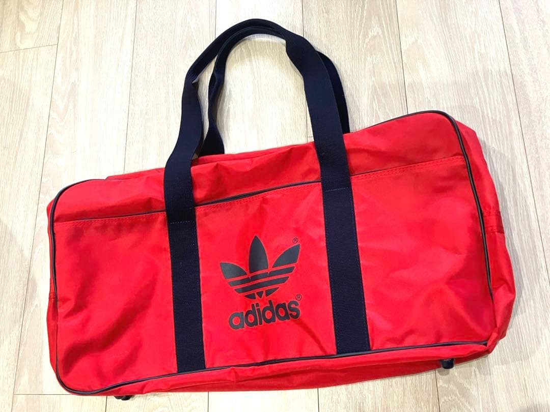 希少　レア　adidas 80s ヴィンテージ　スクールバッグ　ボストンバッグ