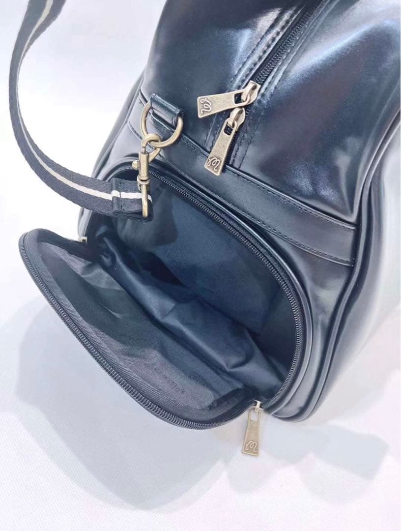 ゴルフ用 ボストンバッグ 着替え入れ 黒