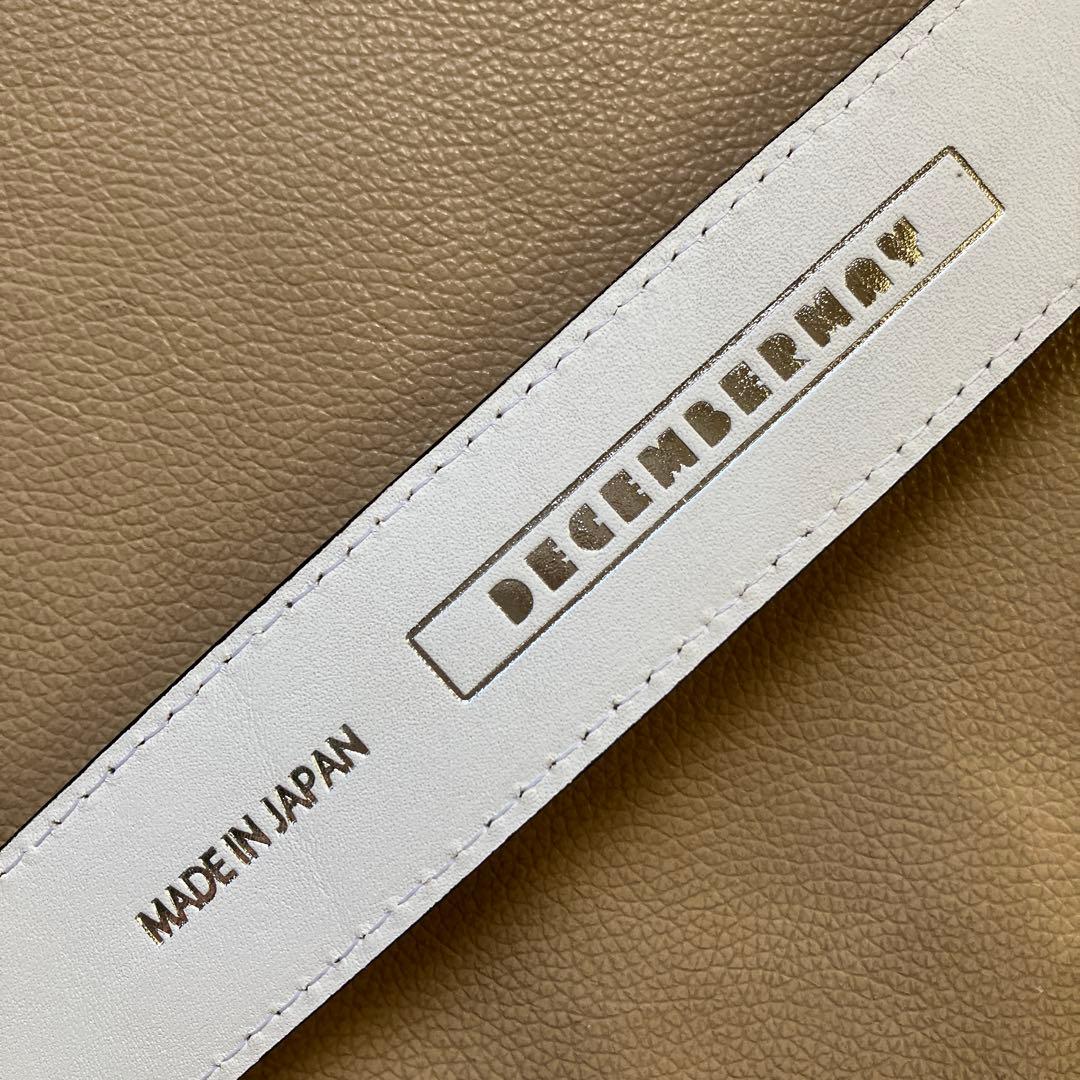 【美品】 DECEMBERMAY メンズ 5穴 ベルト