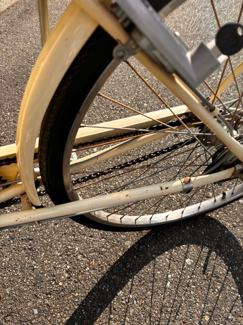 引き取り専用価格　ブリヂストン　ママチャリ　自転車　本体　カジュナ　ベージュ