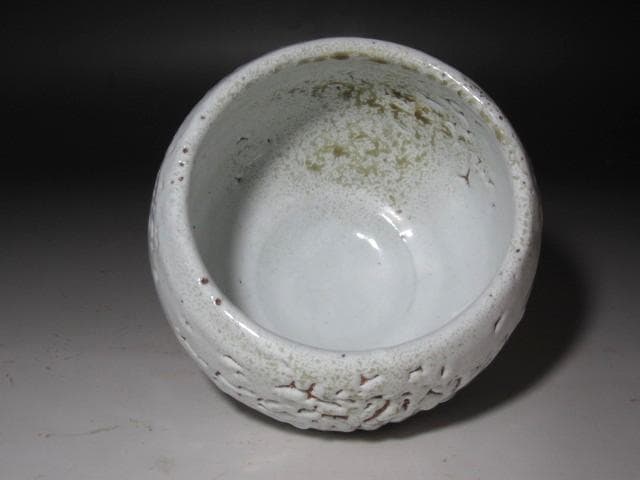 青い空☆　十一代　三輪休雪　茶碗　春霞　表千家十四代而妙斎花押☆y475