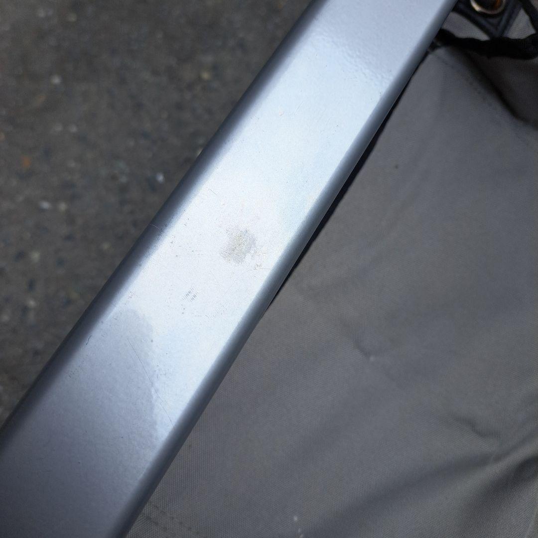 LOGOS アウトドアチェアセット グレー テーブル付き