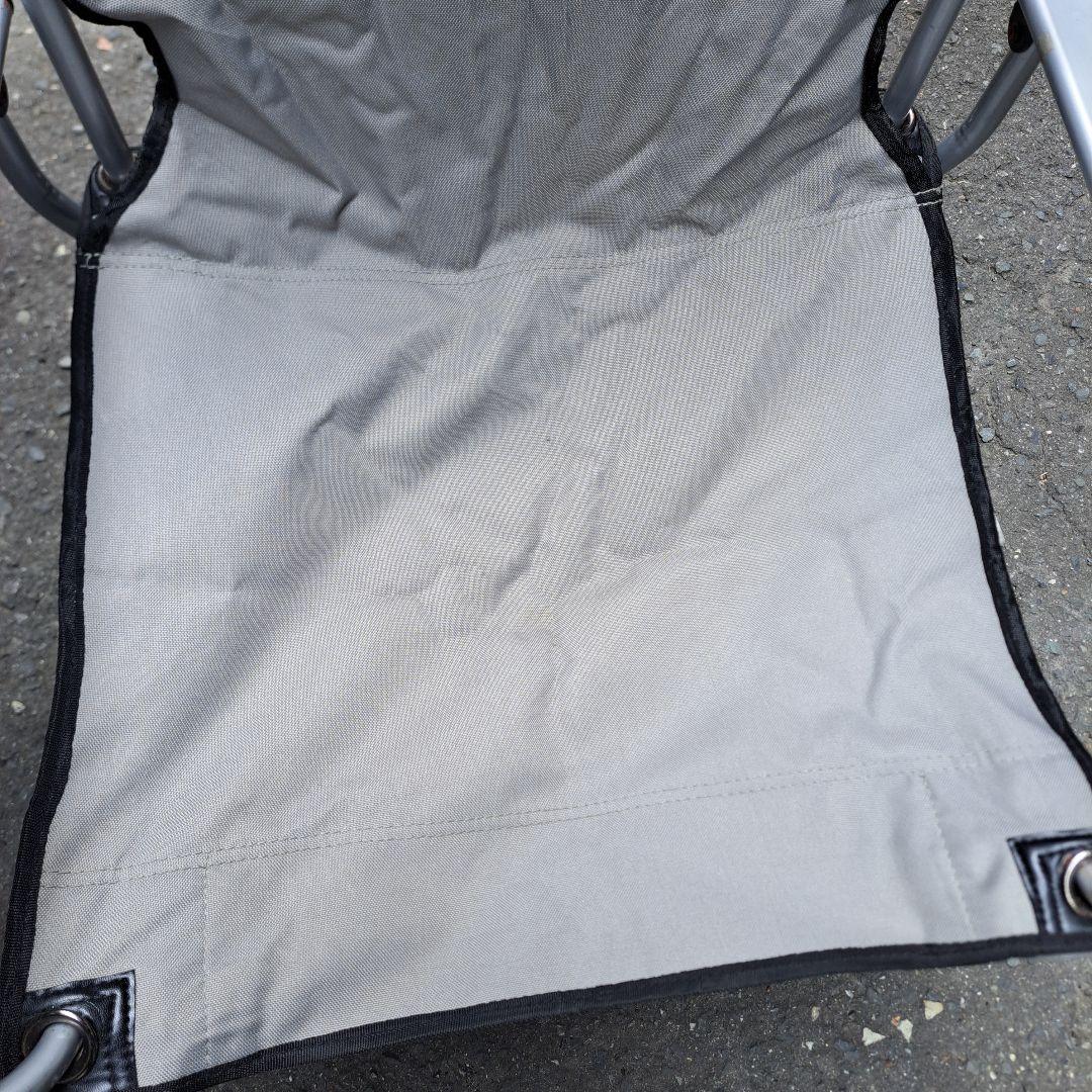 LOGOS アウトドアチェアセット グレー テーブル付き