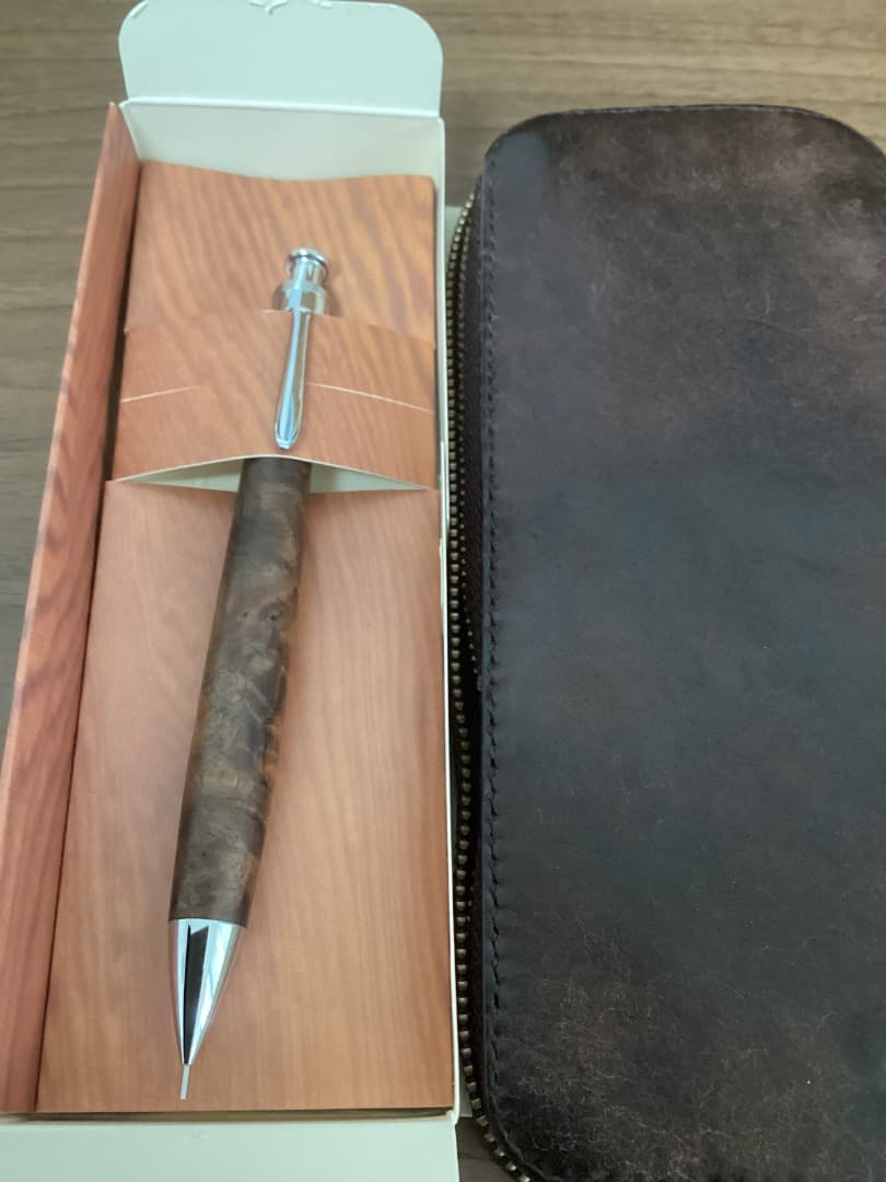 シャーペンまとめ売り　レザーペンケース　検索 野原工芸 工房楔 ボナンペン