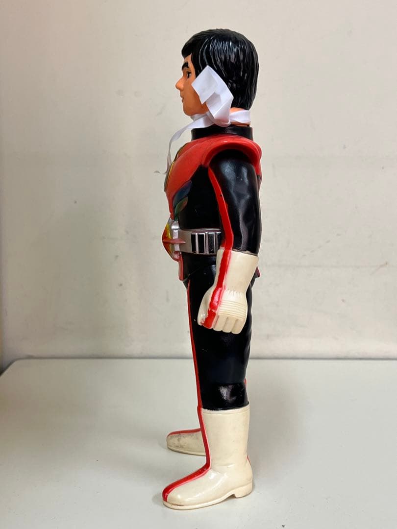 旧バンダイ 仮面ライダー ストロンガー 面取れ 当時物 石森プロ ソフビ